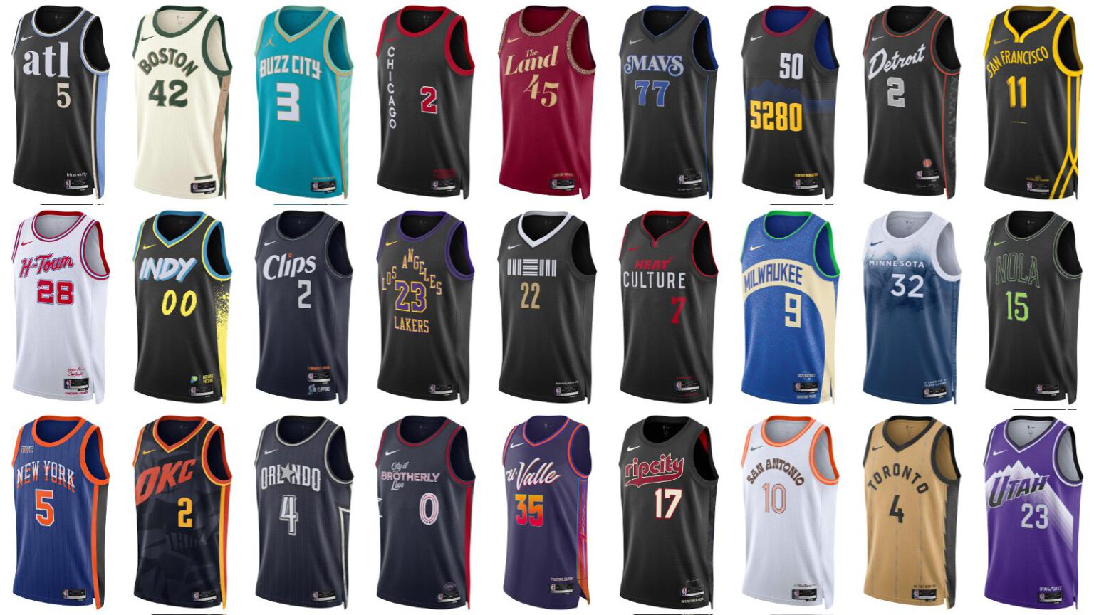 Every 2023-24 NBA City Edition Jersey Has Been Leaked