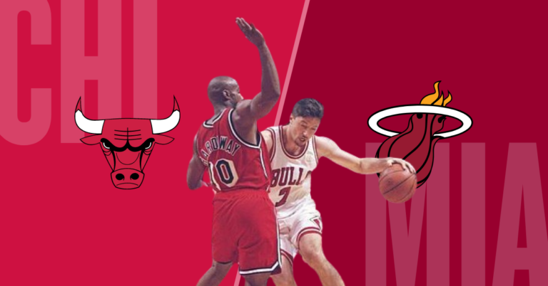 Kukoc Hardaway Bulls Heat - Opencourt-basketball